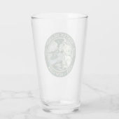 Verre Drapeau de Staten Island (district de New York) (Dos)