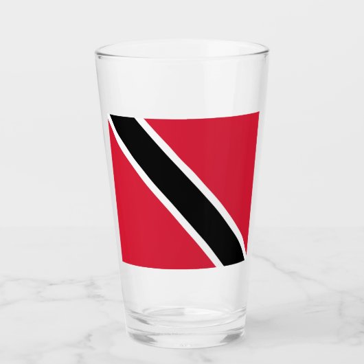 Verre Drapeau de Trinité-et-Tobago (Devant)