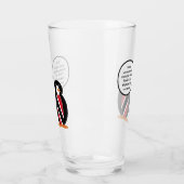 Verre Drapeau de Trinité-et-Tobago parlant Mme Penguin (Gauche)