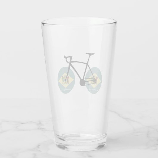 Verre Drapeau Delaware Cycling (Dos)