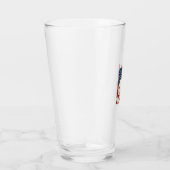 Verre Drapeau d'éléphant patriotique Conception de vecte (Droite)