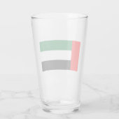 Verre Drapeau des Émirats arabes unis (EAU) (Dos)