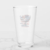 Verre Drapeau des États-Unis. Amérique (Dos)
