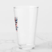 Verre Drapeau des États-Unis. Amérique (Gauche)