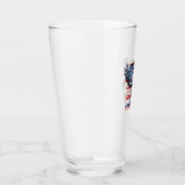 Verre Drapeau des États-Unis. Amérique (Droite)