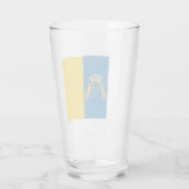 Verre Drapeau des îles Canaries (Canaries) (Canaries, Es (Dos)