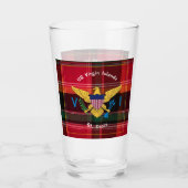 Verre Drapeau des îles Vierges américaines Ste Croix USV (Devant)