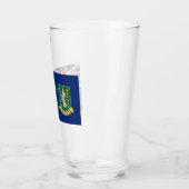 Verre Drapeau des îles Vierges britanniques (BVI) (Gauche)