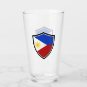 Verre drapeau des Philippines (Dos)