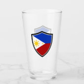 Verre drapeau des Philippines (Devant)