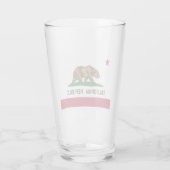 Verre Drapeau d'État de Californie (Dos)