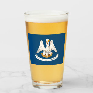 Verre Drapeau d'État de Louisiane