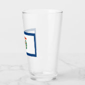 Verre Drapeau d'État de Virginie-Occidentale (Gauche)