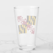 Verre Drapeau d'État du Maryland (Dos)