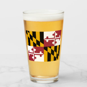 Verre Drapeau d'État du Maryland