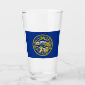 Verre Drapeau d'État du Nebraska (Devant)