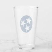 Verre Drapeau d'état du Tennessee Bleu Blancs étoiles (Dos)