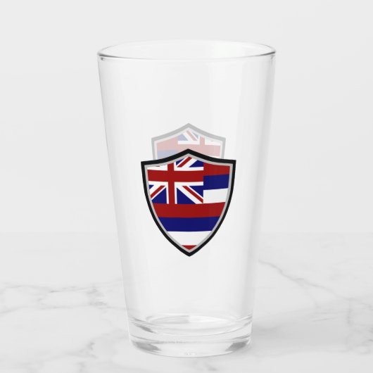 Verre Drapeau d'Hawaii (Dos)