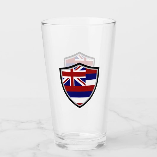 Verre Drapeau d'Hawaii (Devant)