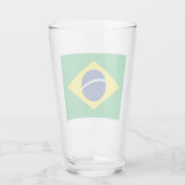 Verre Drapeau du Brésil (Dos)