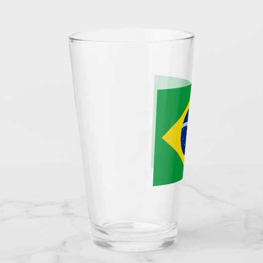 Verre Drapeau du Brésil (Droite)