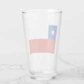 Verre Drapeau du Chili (Dos)