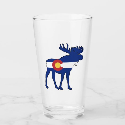Verre Drapeau du Colorado (Devant)