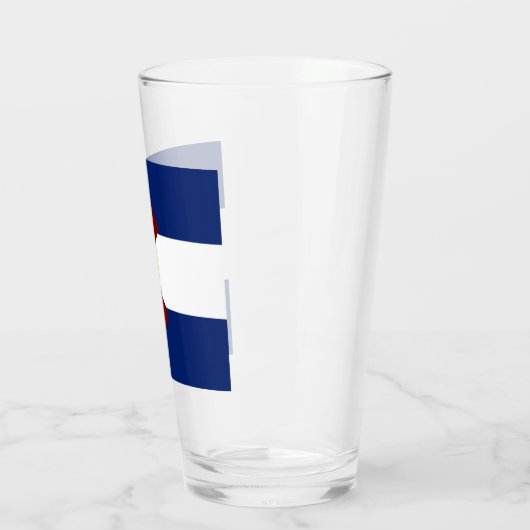 Verre Drapeau du Colorado   (Gauche)