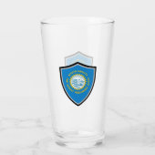 Verre Drapeau du Dakota du Nord (Dos)