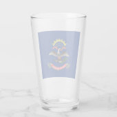 Verre Drapeau du Dakota du Nord (Dos)