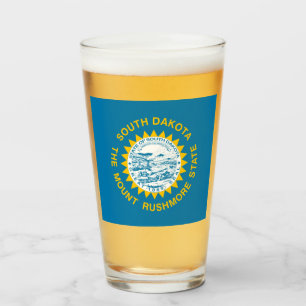 Verre Drapeau du Dakota du Sud