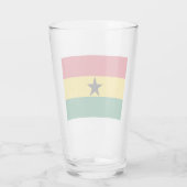 Verre Drapeau du Ghana (Dos)