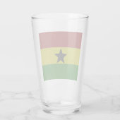 Verre Drapeau du Ghana (Dos)