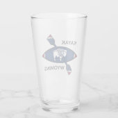 Verre Drapeau du Kayak Wyoming (Dos)