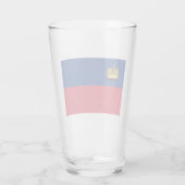 Verre Drapeau du Liechtenstein (Dos)