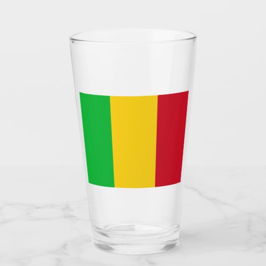 Verre Drapeau du Mali (Devant)