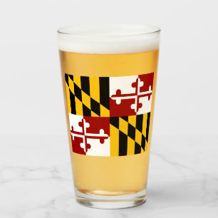 Verre Drapeau du Maryland