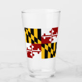 Verre Drapeau du Maryland  (Devant)