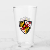Verre Drapeau du Maryland (Devant)