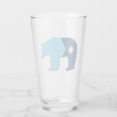 Verre Drapeau du Minnesota ours (Dos)