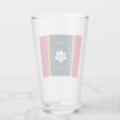 Verre Drapeau du Mississippi (Dos)