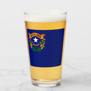 Verre Drapeau du Nevada