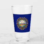 Verre Drapeau du New Hampshire (Devant)
