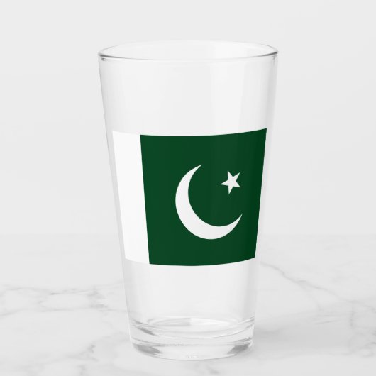 Verre Drapeau du Pakistan (Devant)