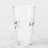 Verre Drapeau du Svalbard de coeur, le Spitzberg, (Gauche)