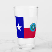 Verre Drapeau du Texas (Devant)