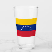 Verre Drapeau du Venezuela (Devant)