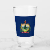 Verre Drapeau du Vermont (Devant)