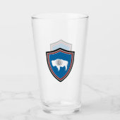 Verre Drapeau du Wyoming (Devant)