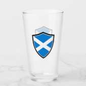 Verre Drapeau écossais (Devant)